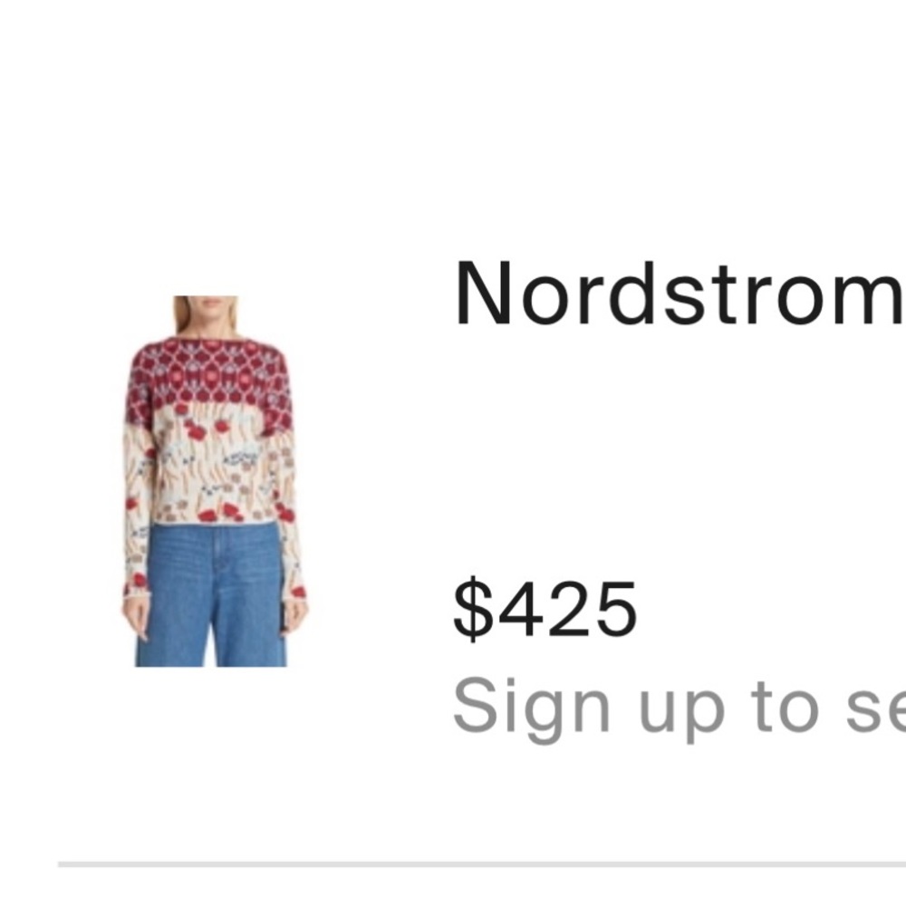 Rachel Comey Adieu Jacquard Alpaca Sweater — As Seen in 2026 TV Show - Picture 8 of 11